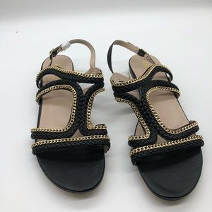 Gold link Sandals